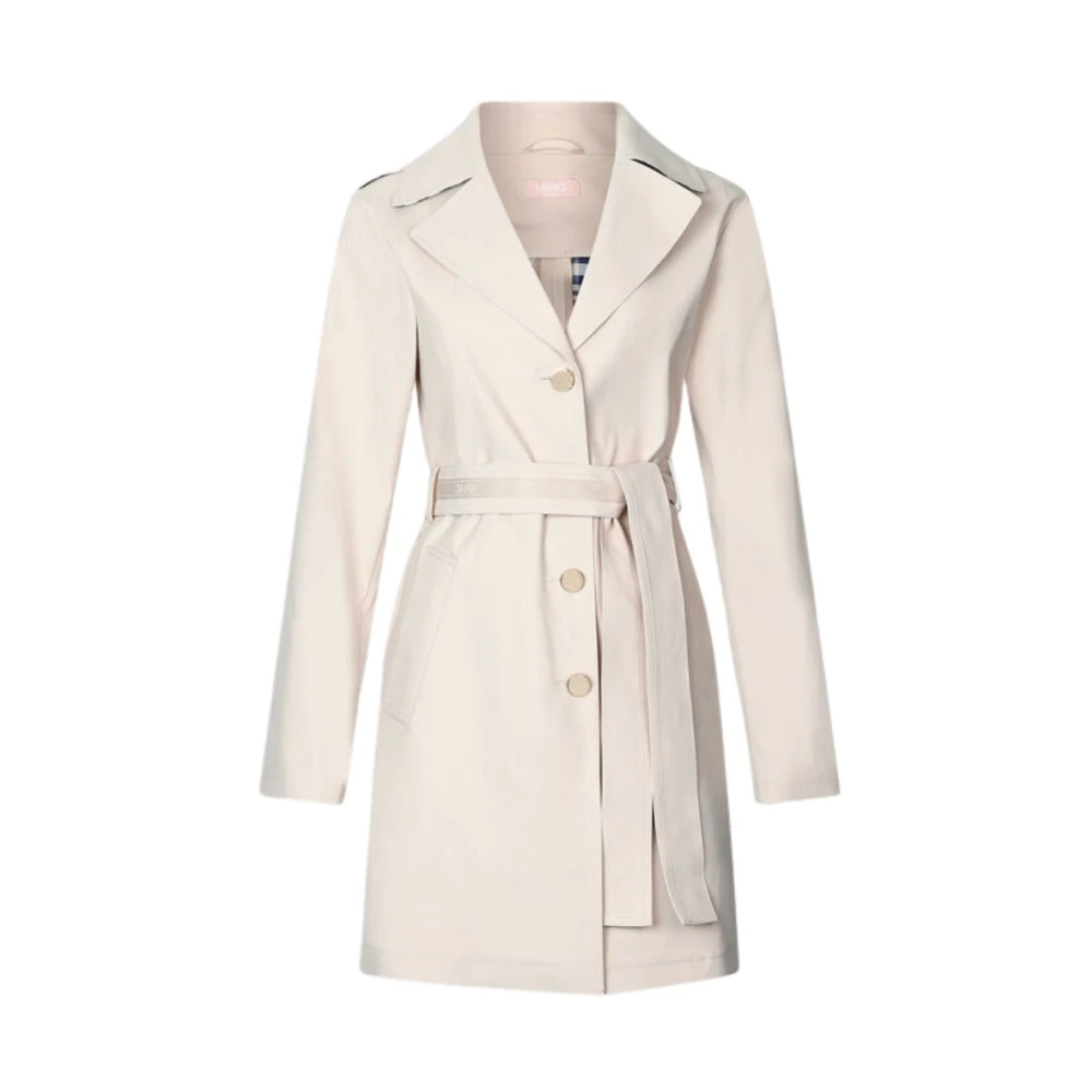 Liu Jo Licht Beige Trenchcoat Beige Dames
