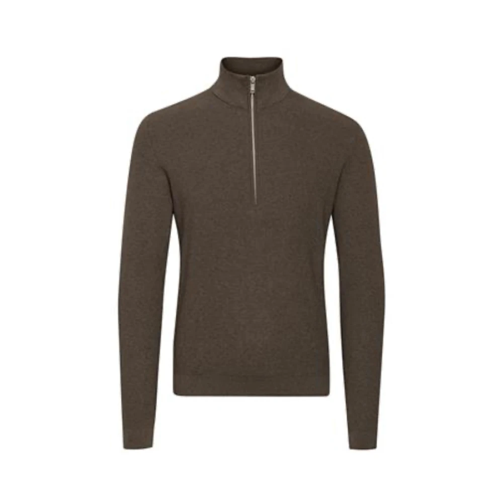 Matinique Katoenmix Sweater Brown Heren