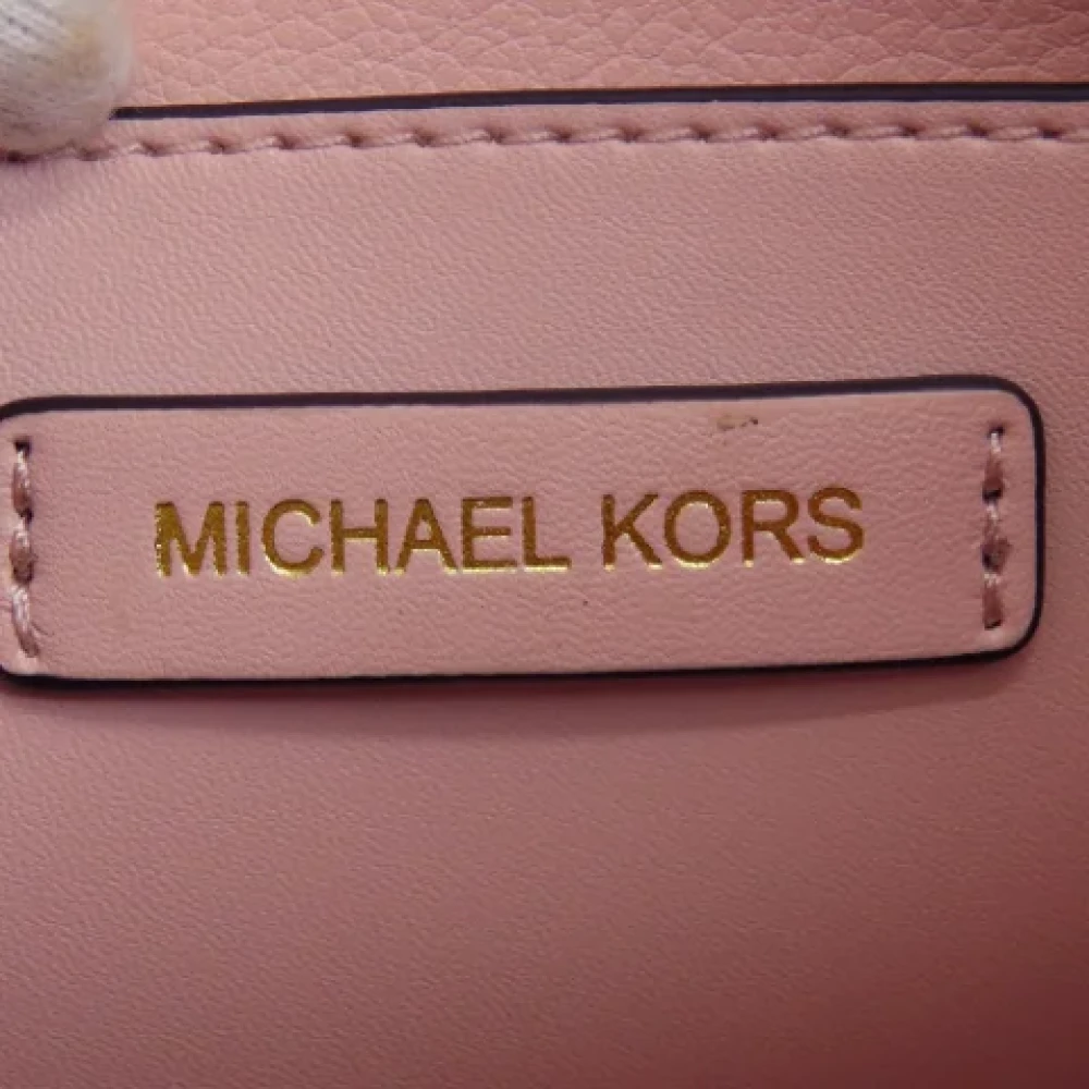 Michael Kors Pre-owned Fabric shoulder-bags Beige Dames