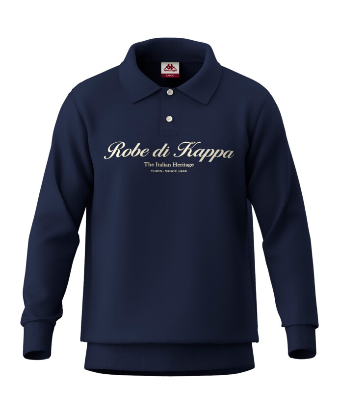 polo-decontracte-a-manches-longues-bleu