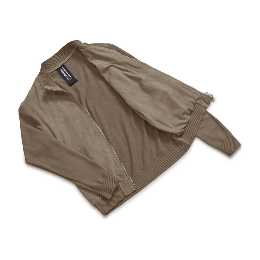 BomBoogie Leren en gebreid jack Beige Heren
