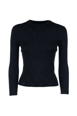 BB-mönstrad Open-knit Jumper