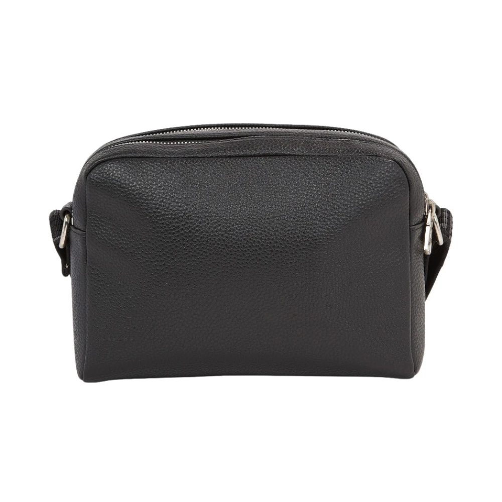 Calvin Klein Zwarte Cameratas met Dubbele Rits Black Dames