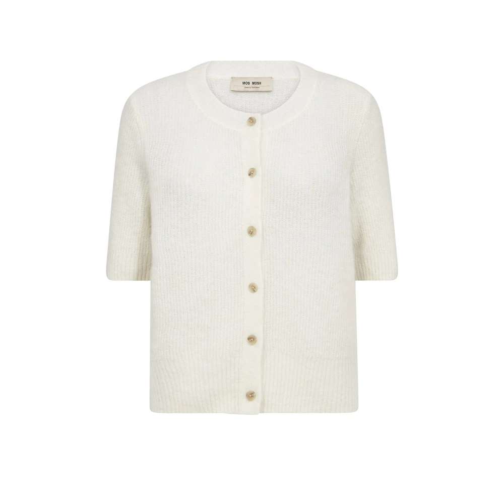 Mos Mosh White Cardigans - Female - Cardigans - Xl - Knitwear