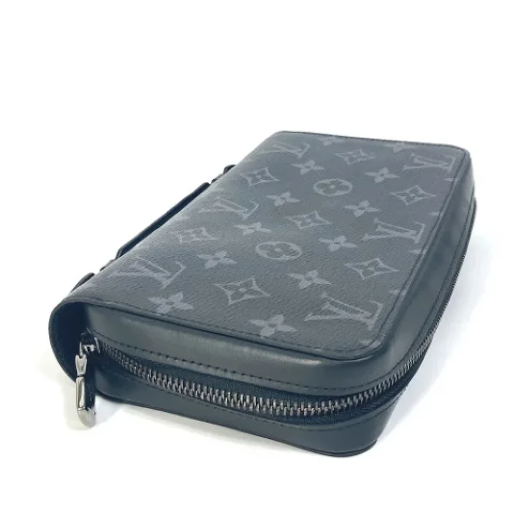Louis Vuitton Vintage Pre-owned Canvas wallets Black Heren