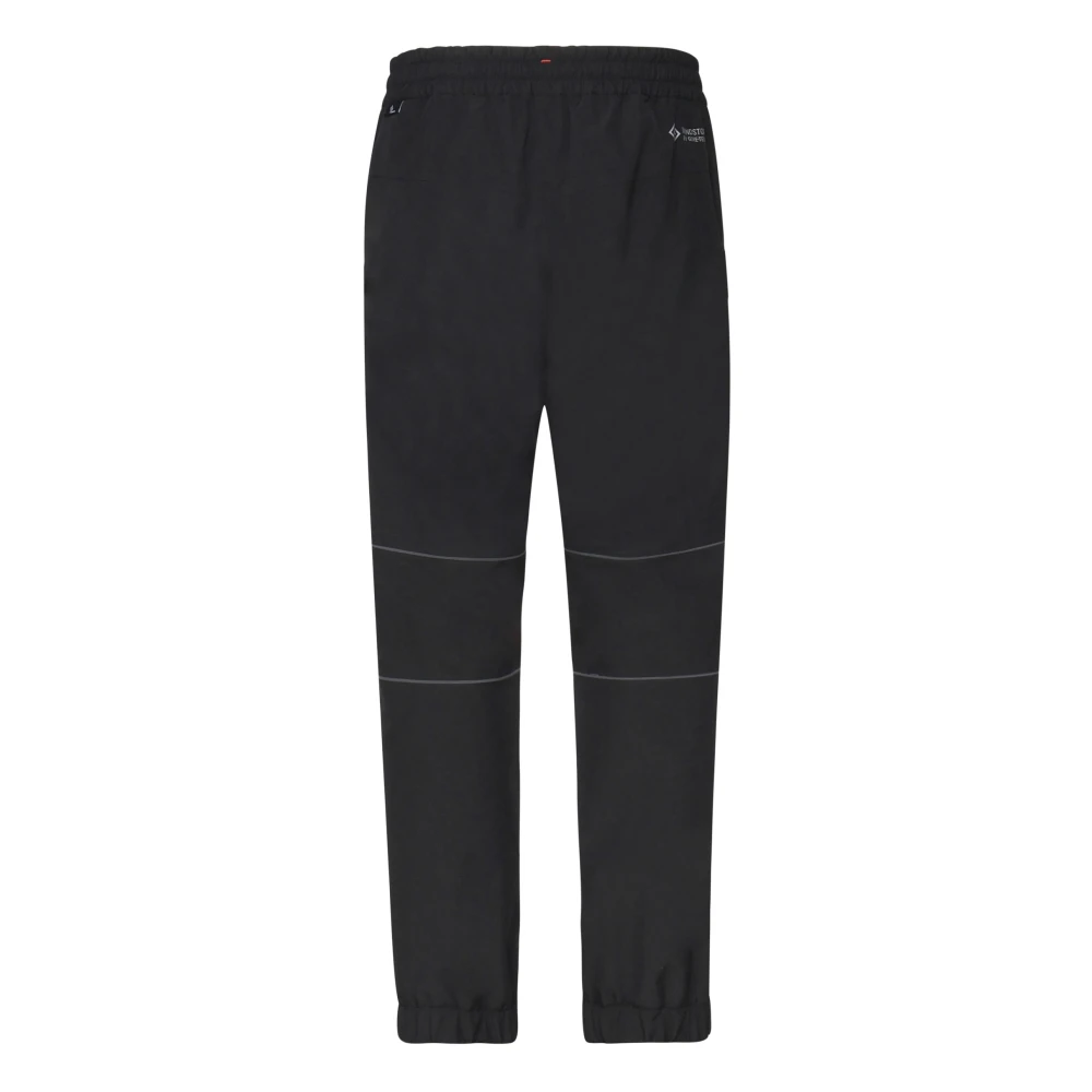 Moncler Sportieve Zwarte Broek met Koord Black Heren