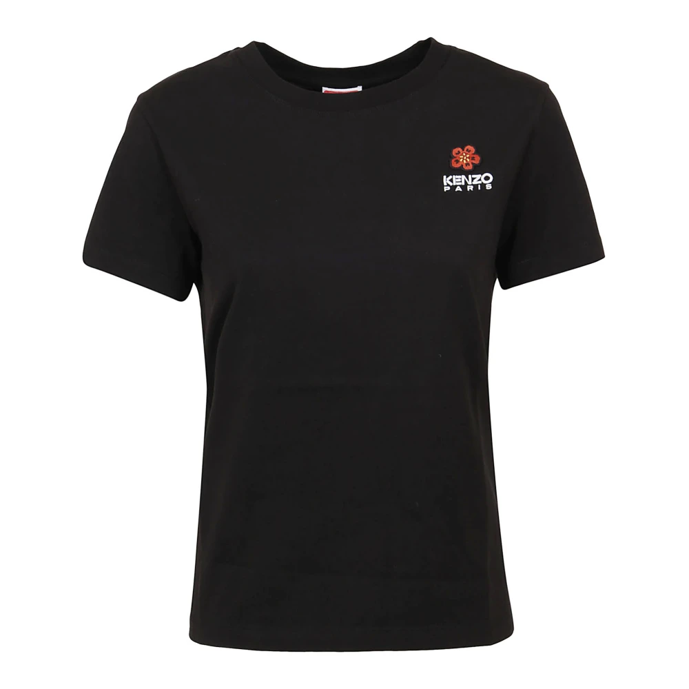 Kenzo Klassiek Crest Logo T-Shirt Black Dames
