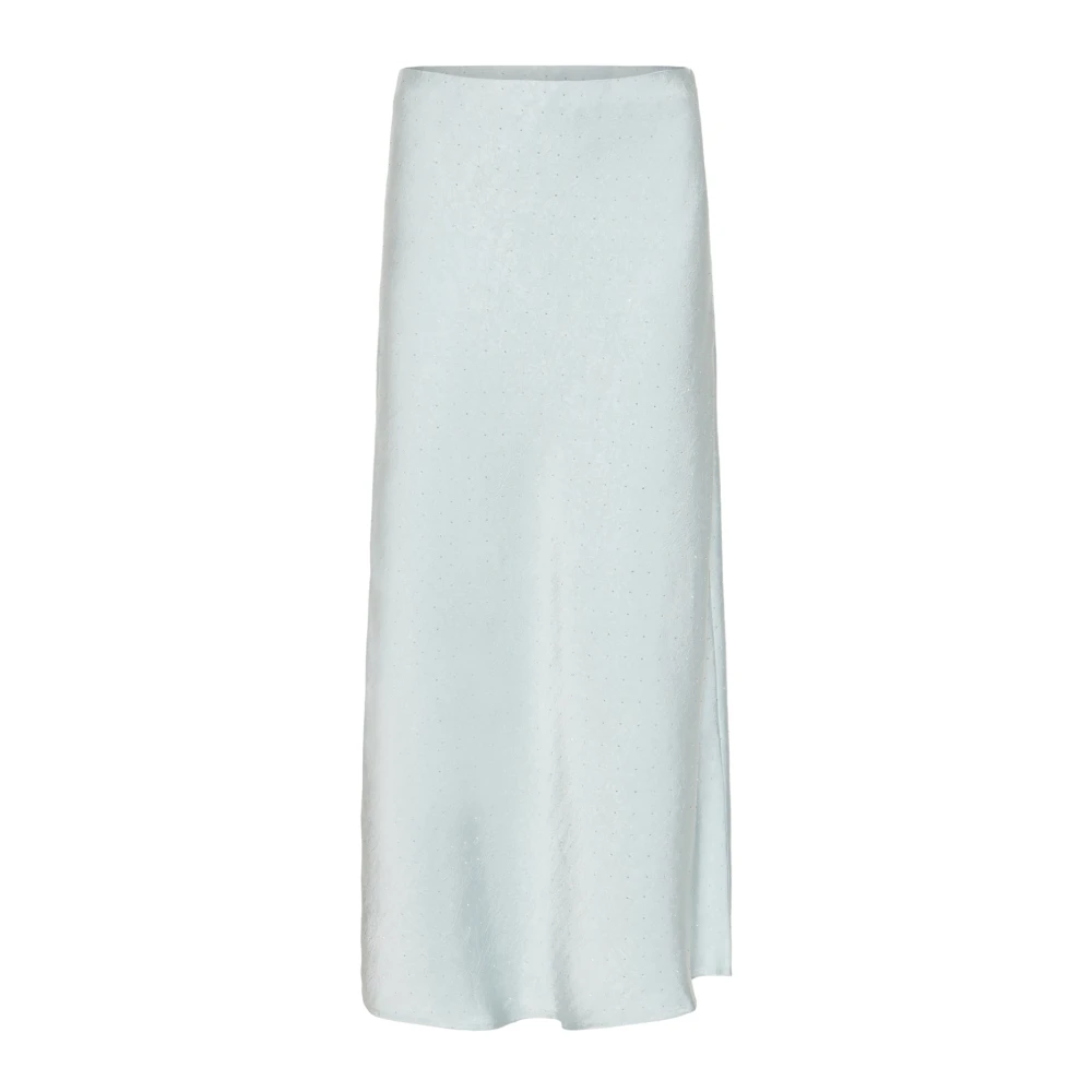 Ichi Blue Midi Skirts, Female, S, Abyss Stylish Ihxclara Sk