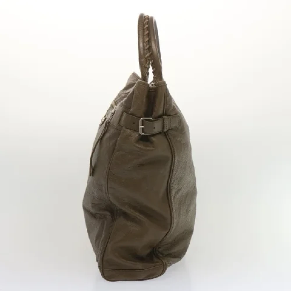 Balenciaga Vintage Pre-owned Leather handbags Brown Dames