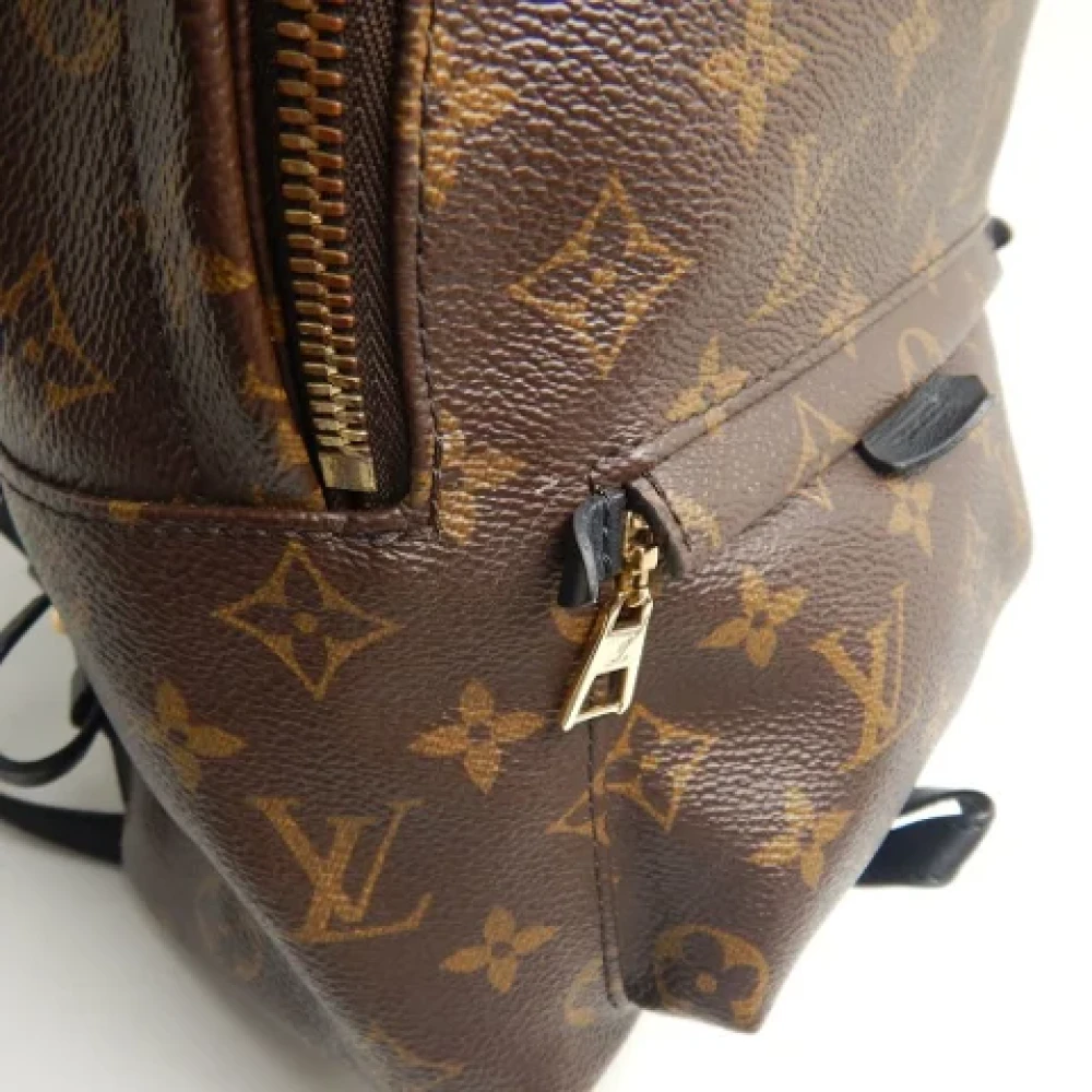 Louis Vuitton Vintage Pre-owned Canvas backpacks Brown Dames
