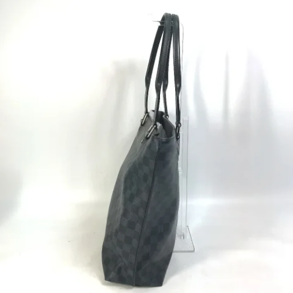 Louis Vuitton Vintage Pre-owned Fabric shoulder-bags Blue Heren