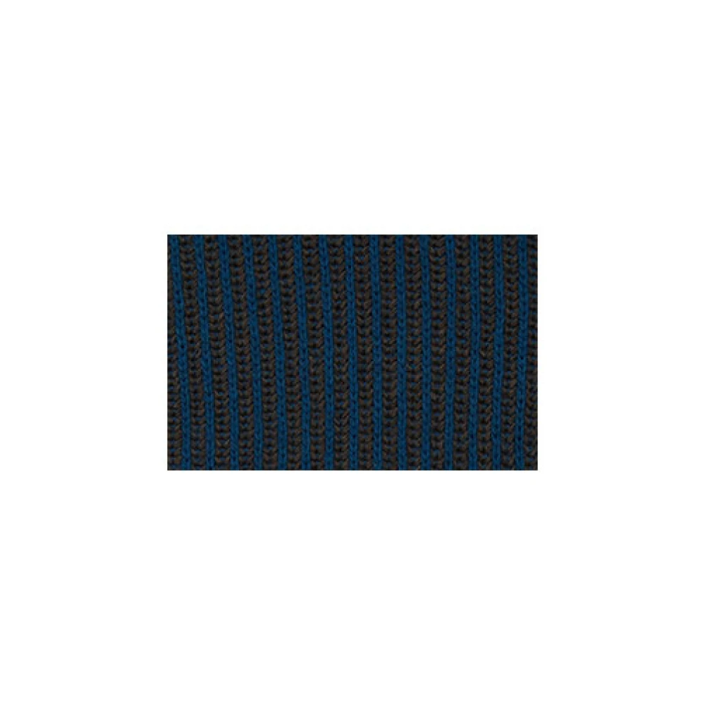 Gallo Unisex blauw en sjaal met geribbelde rib Multicolor Unisex