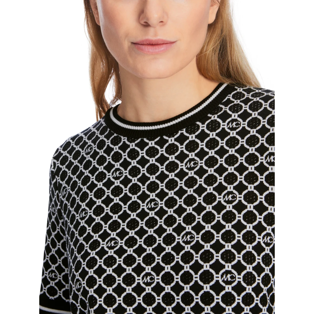 Marc Cain Gebreide Minijurk Mode Black Dames