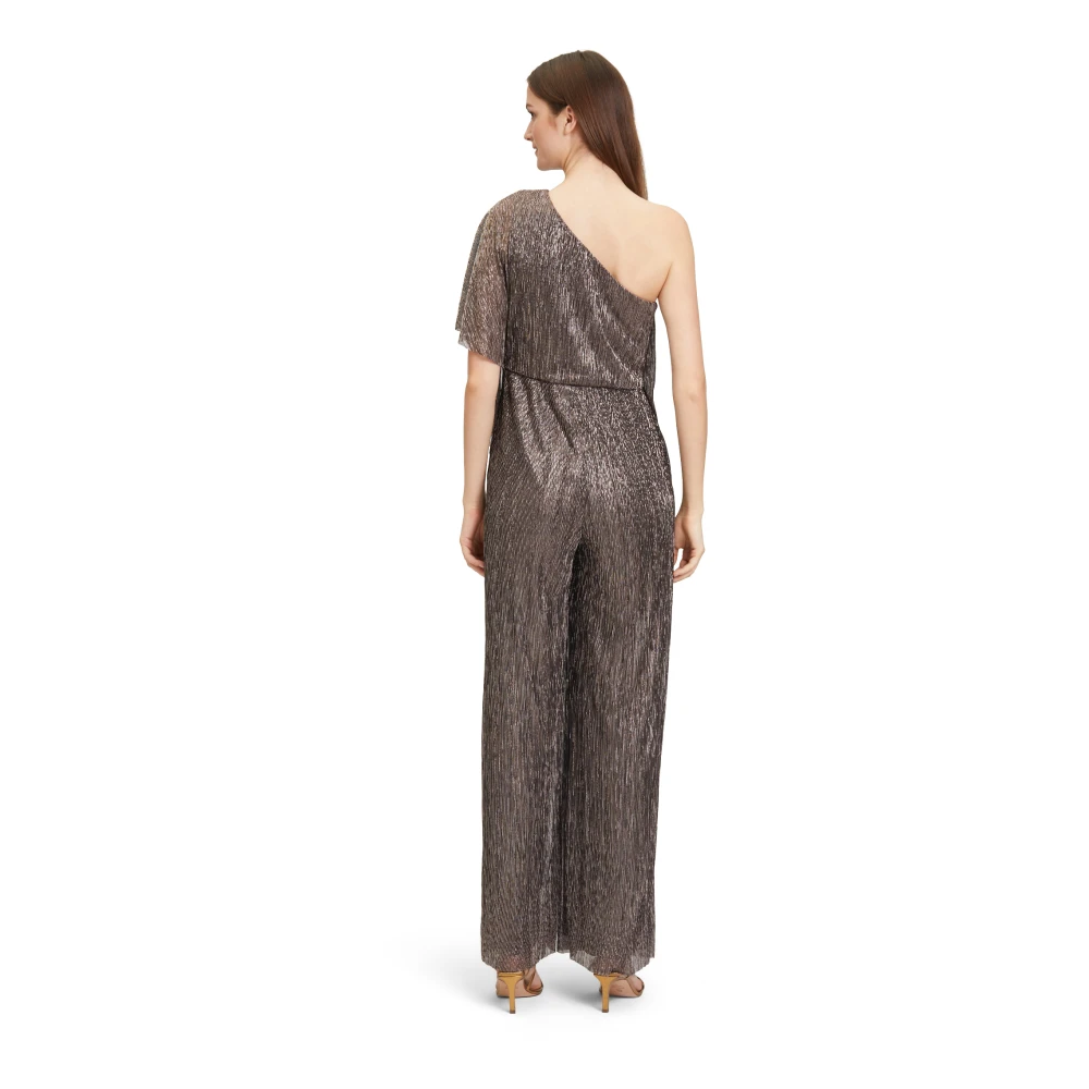 Vera Mont Elegante jumpsuit met korte mouwen Yellow Dames
