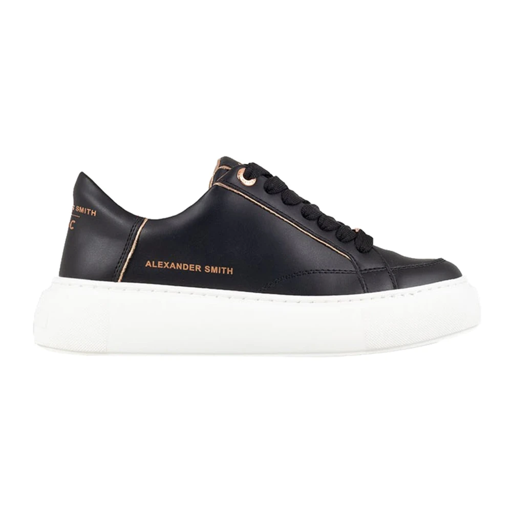 Alexander Smith Zwarte Greenwich Dames Sneakers Dames Schoenen