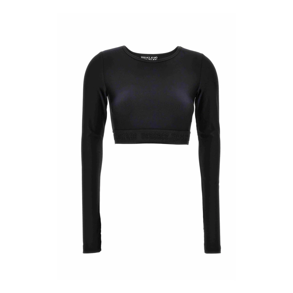Versace Jeans Couture T-shirts en Polos Black Dames