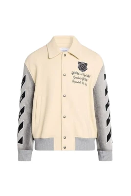 Varsityjacka med ikonisk branding