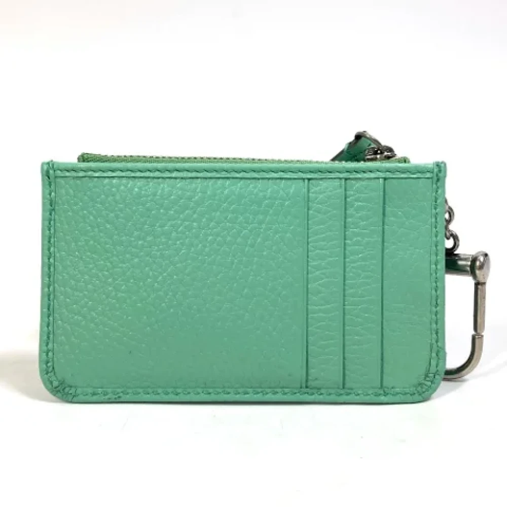 Gucci Vintage Pre-owned Leather wallets Green Dames