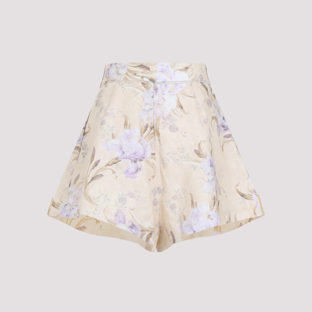 Zimmermann Natuurlijke Iris Tuck Short White Dames
