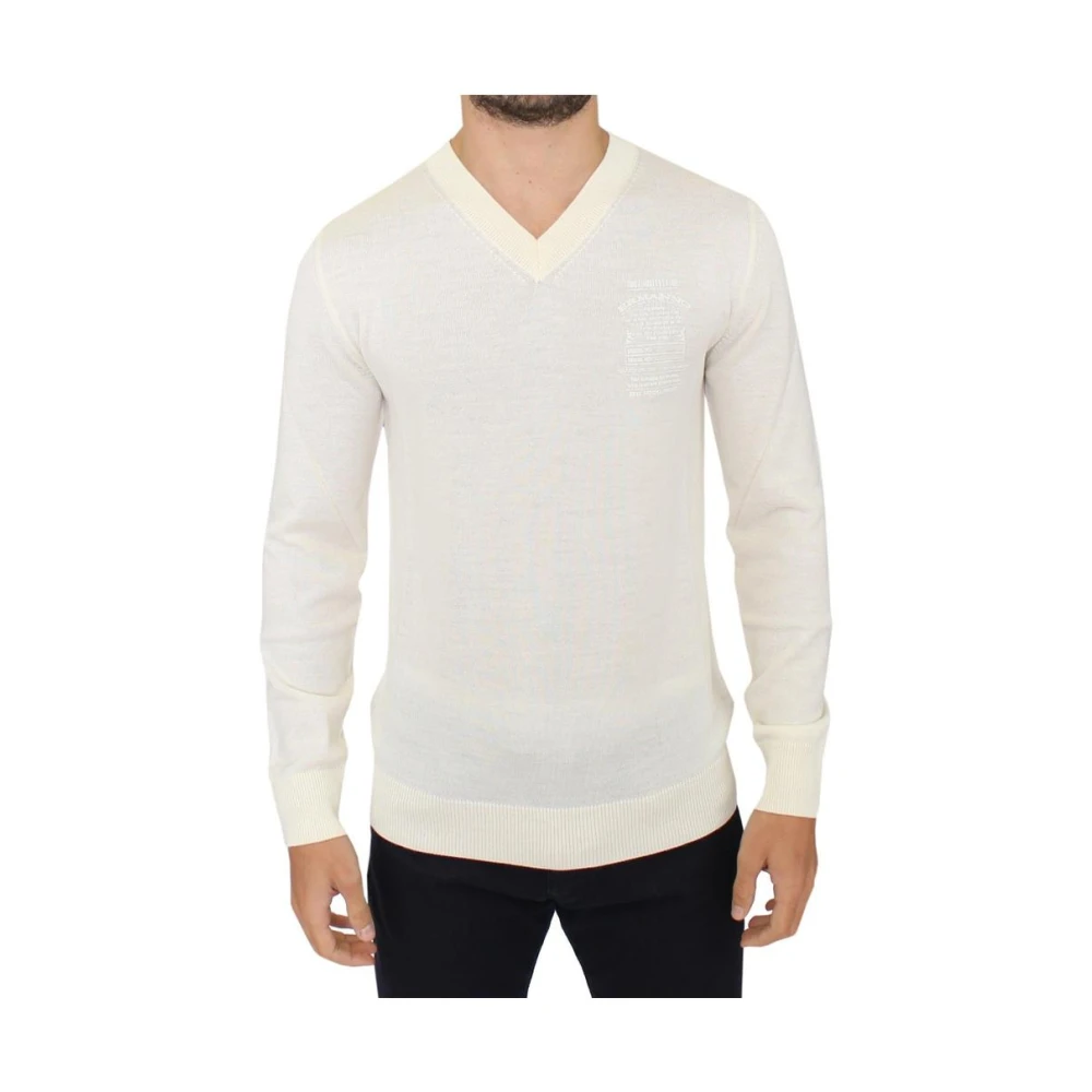Knitwear > V-neck Knitwear - - Ermanno Scervino - Modalova