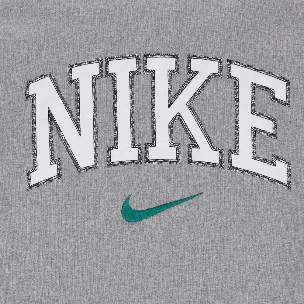 Nike Retro Fleece Varsity Jacket Sportkleding Gray Heren