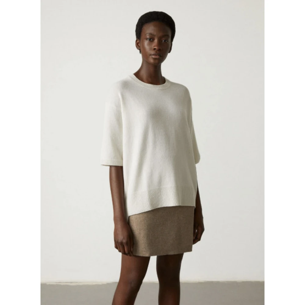 Lisa Yang Kasjmier Trui voor Vrouwen Beige Dames