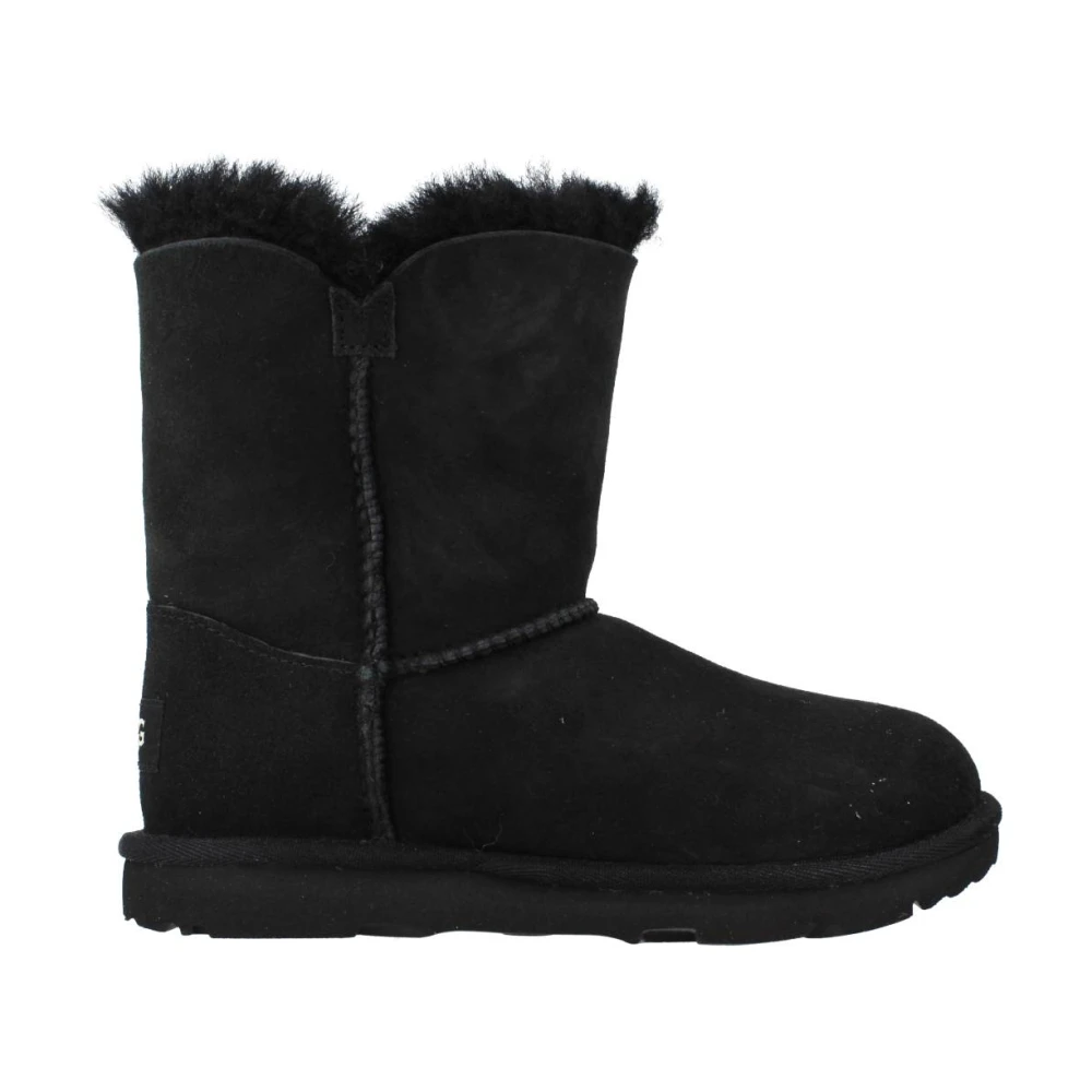 UGG Button II Stiliga Flickstövlar Black, Flicka