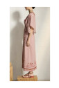 robe-en-coton-a-manches-courtes-et-imprime-arabesque