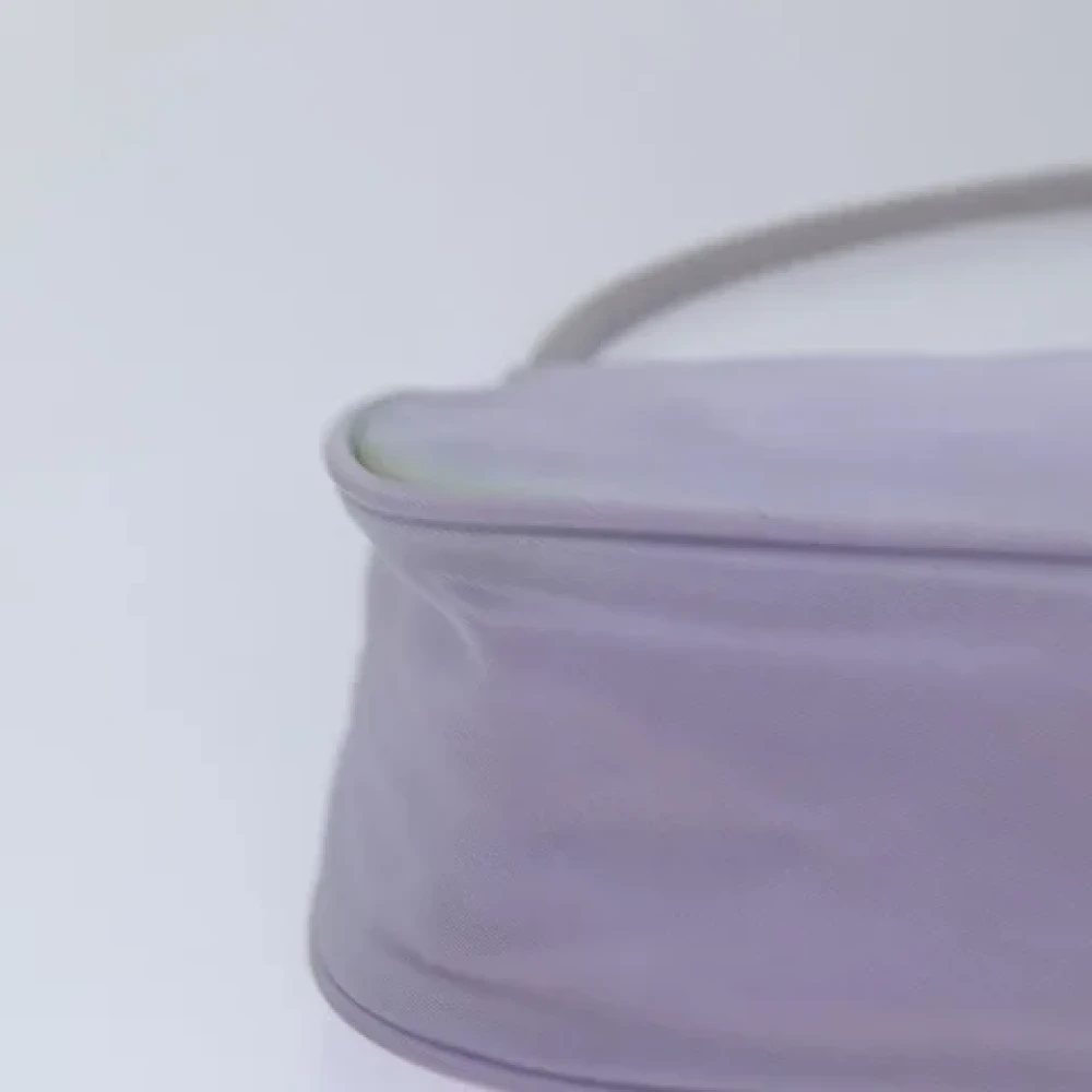 Prada Vintage Pre-owned Leather clutches Purple Dames