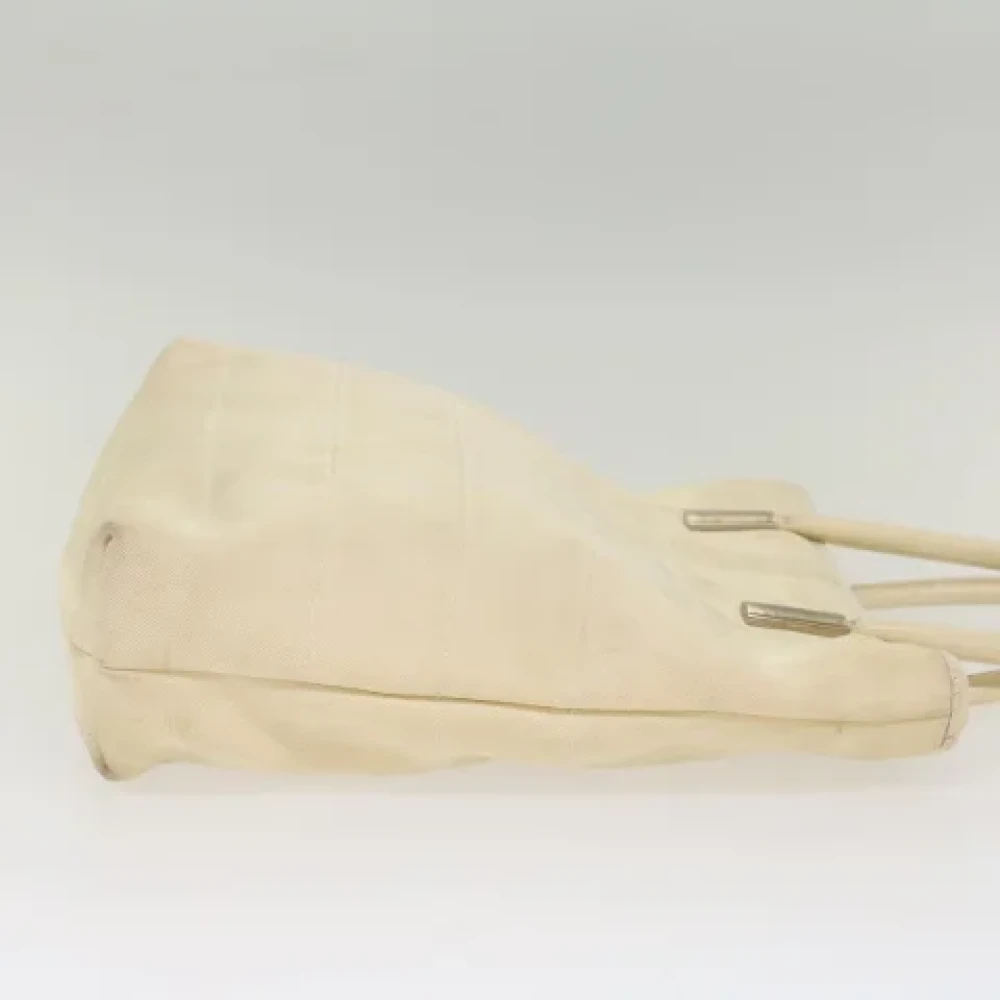 Gucci Vintage Pre-owned Fabric gucci-bags Beige Dames
