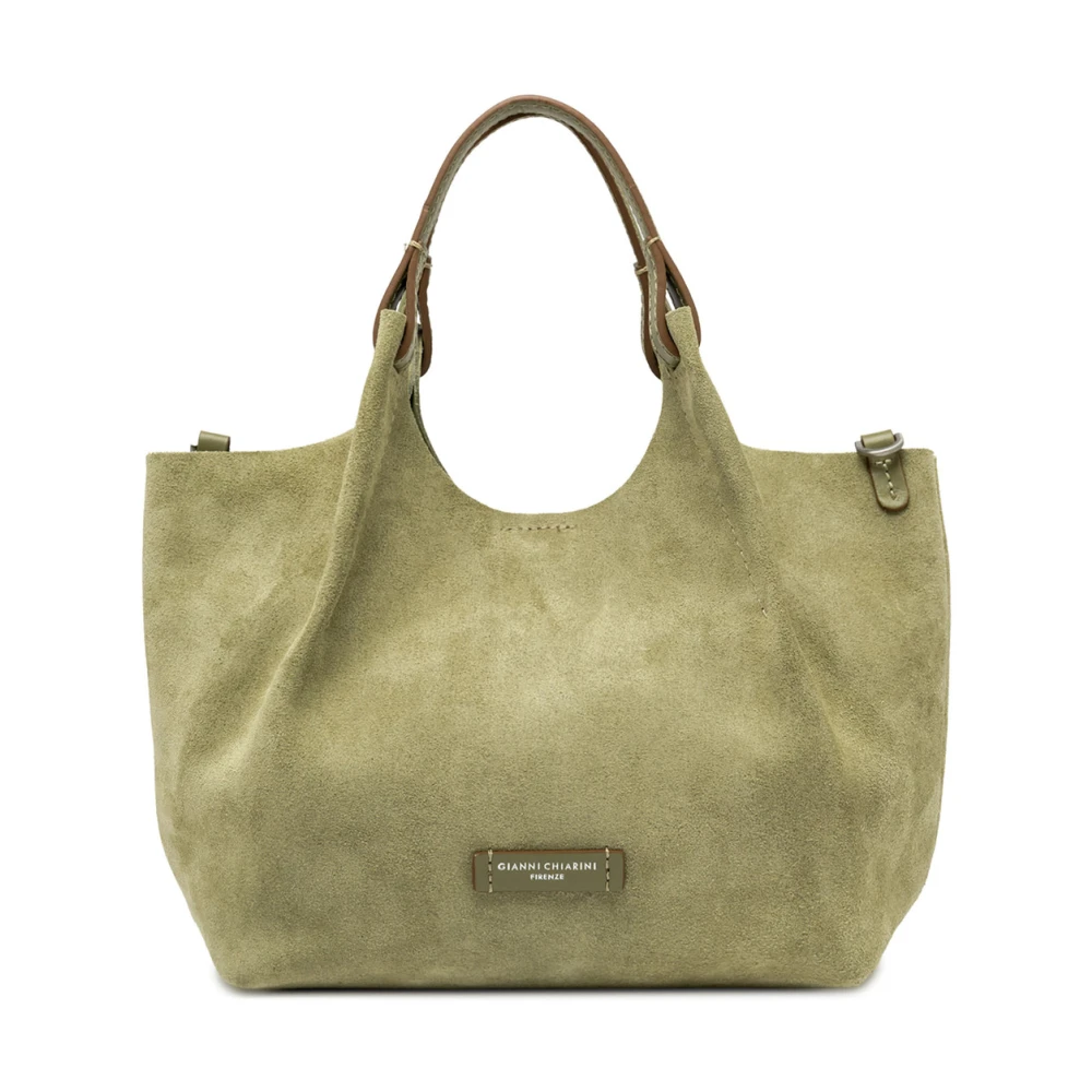 Gianni Chiarini Women's Green Dua Shoulder Bag - Shopping Bags - One Size - Bags