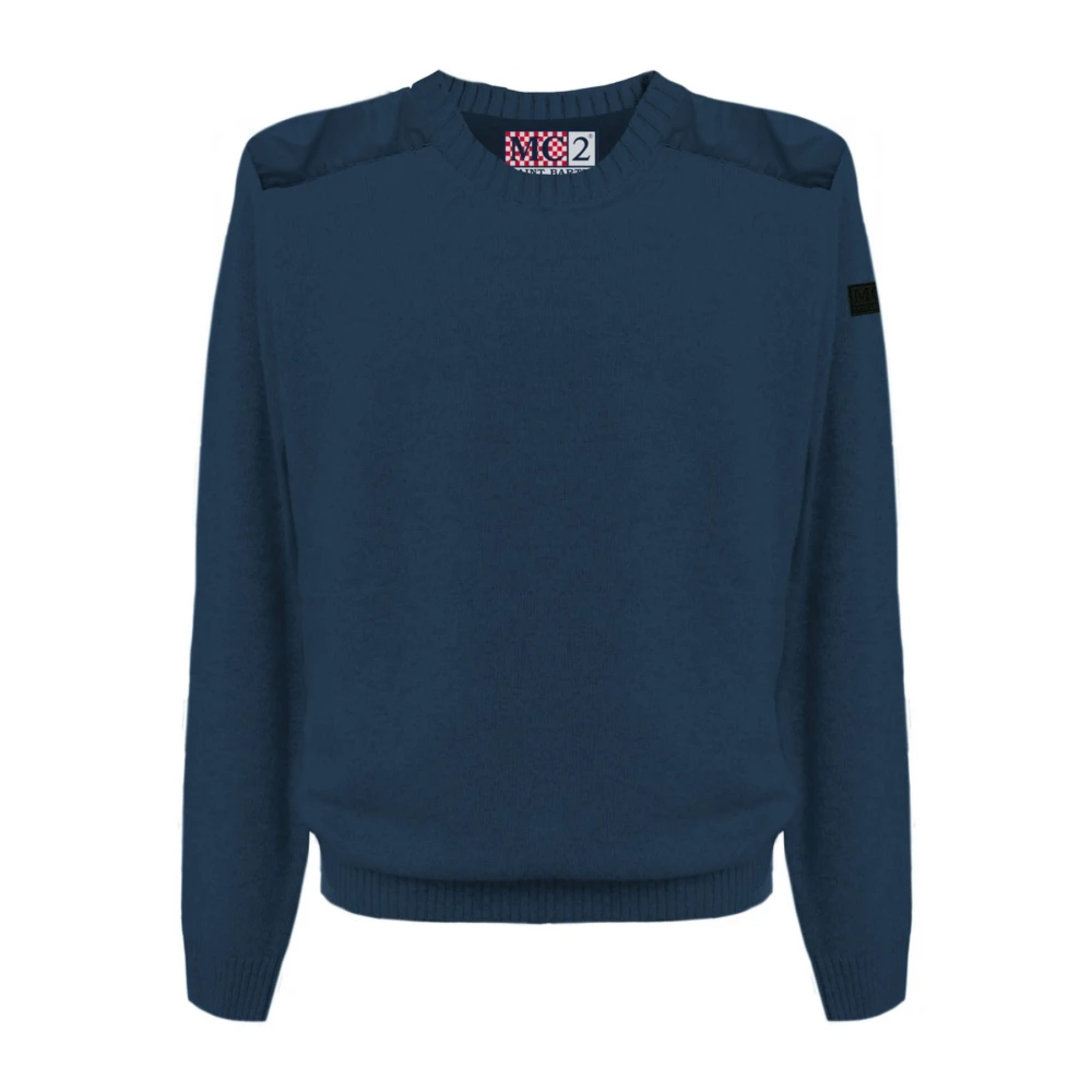 MC2 Saint Barth Stijlvolle Sweaters Collectie Blue Heren