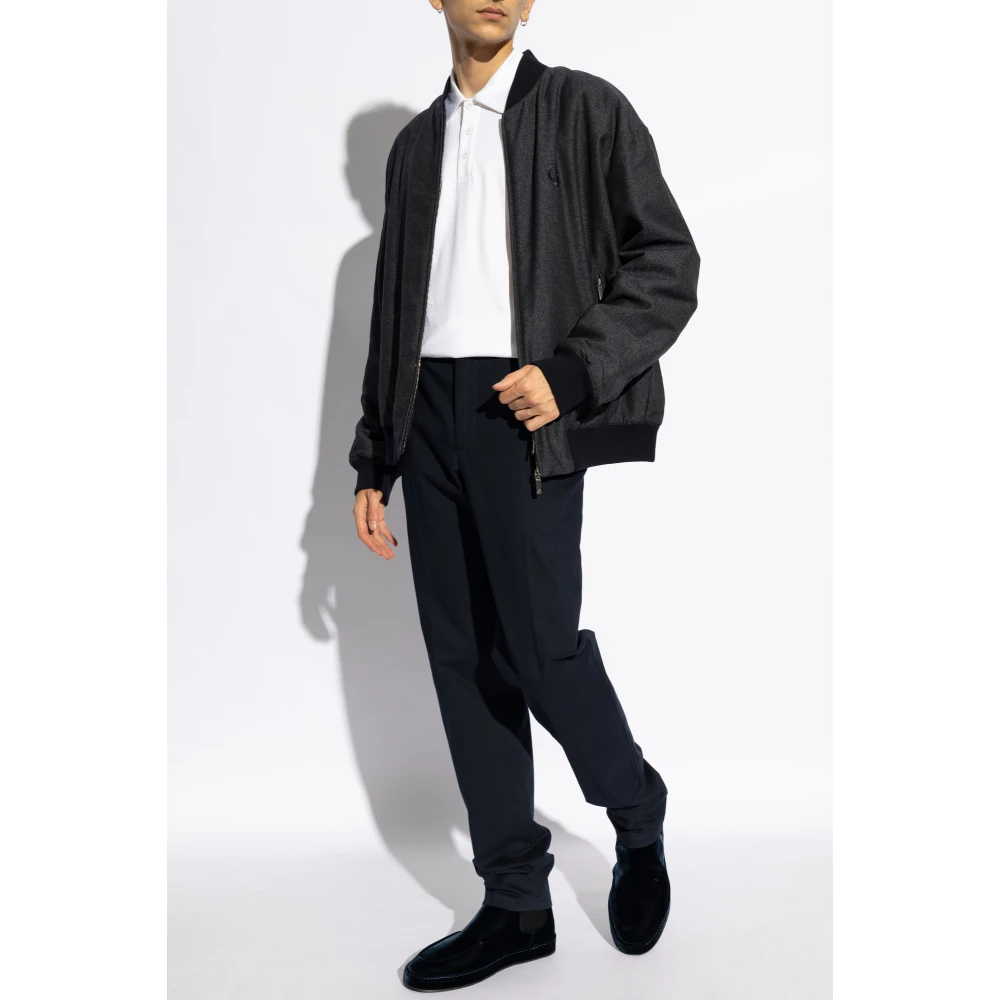 Giorgio Armani Katoenen broek Blue Heren