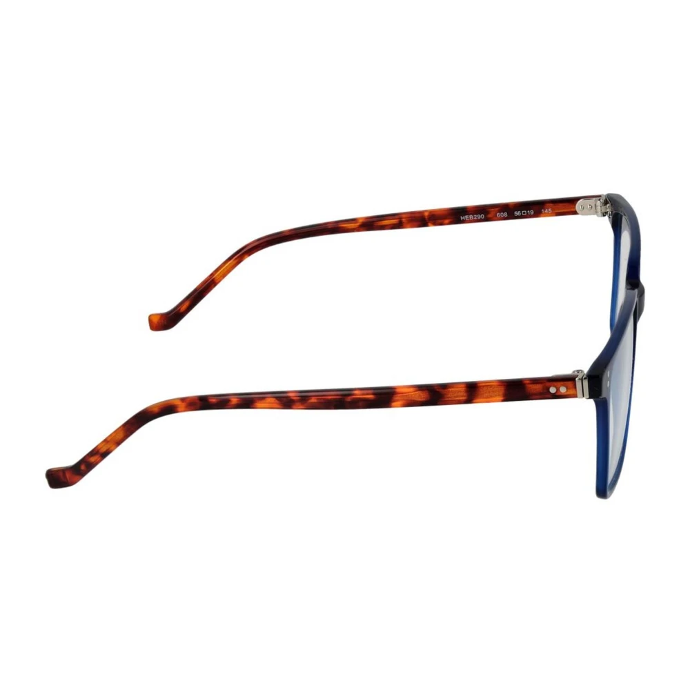 Hackett Blauwe Vierkante Optische Frames met Kunststof Lenzen Blue Heren