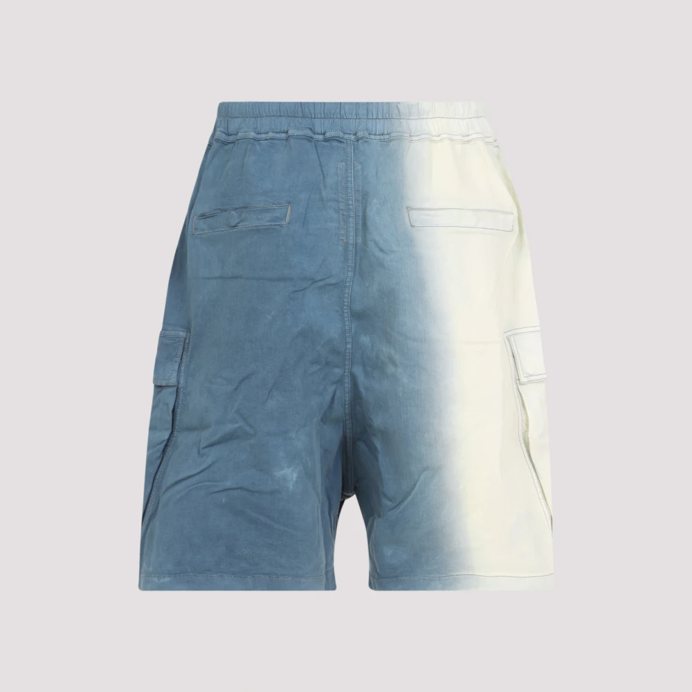 Rick Owens Gradient Cargo Pocket Katoenen Shorts Multicolor Heren