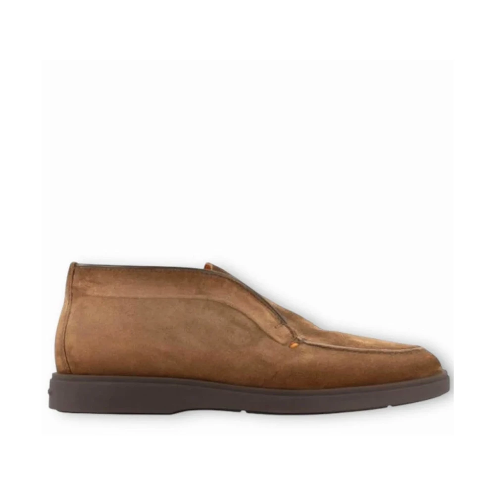 Santoni Men's Brown Ankle Boots, 9 1/2 Uk, Boots