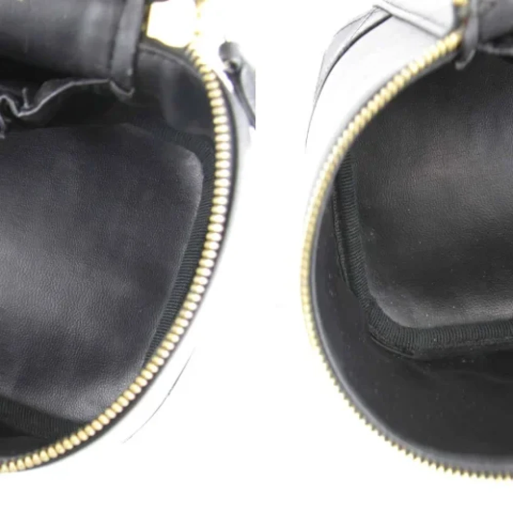 Chanel Vintage Pre-owned Leather chanel-bags Black Dames