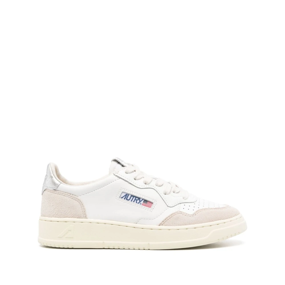 Autry Women's White Sneakers, 5 Uk, Medalist Trainers
