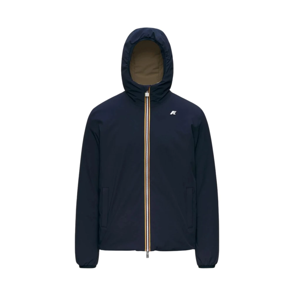 K-Way Uomo Blu - Giacca Doppia Calda Jack St - Jackets - 2XL - Immagine 3