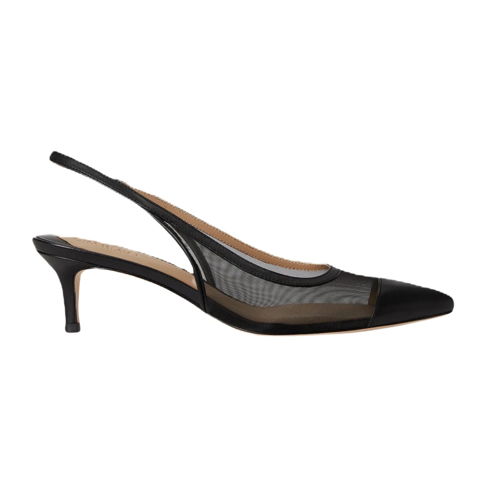 Ralph Lauren Women's Black Pumps, 3 Uk, Lolah Cp Toe Pumps Slingback