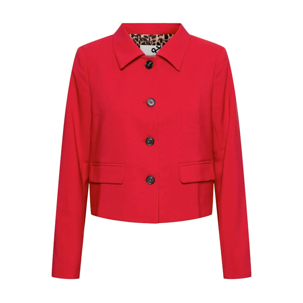 &Co Woman Lichtgewicht Jas Red Dames