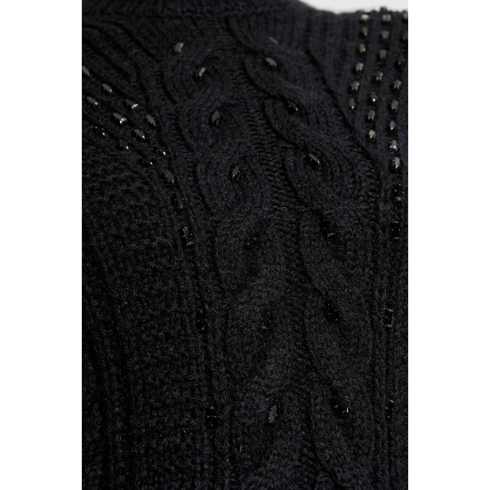 Moncler Sweater Dolcevita Black Dames