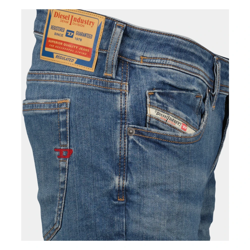 Diesel Blauwe Skinny Jeans 1979 Collectie Blue Heren