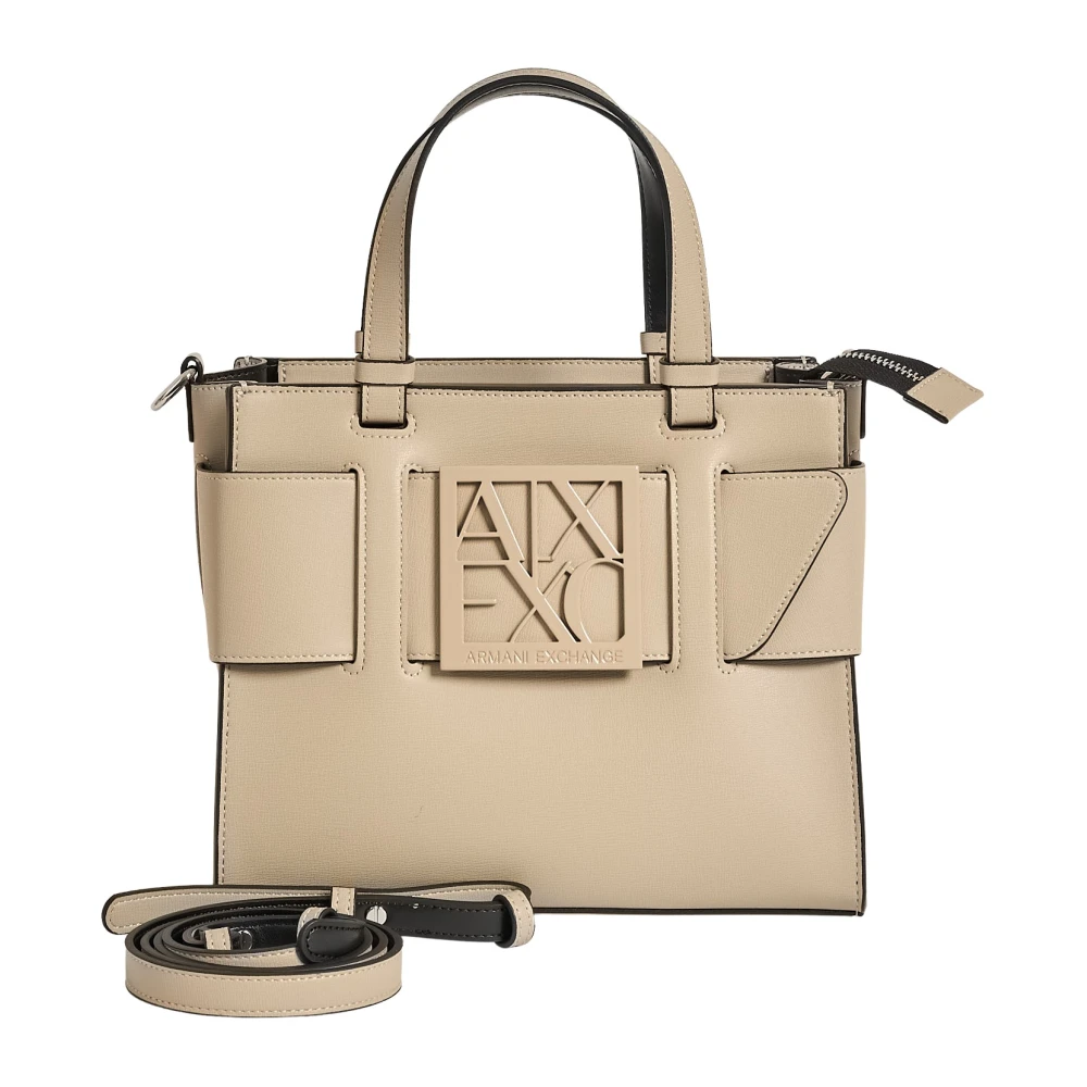 Armani Exchange Donna Beige Susie M Handbag