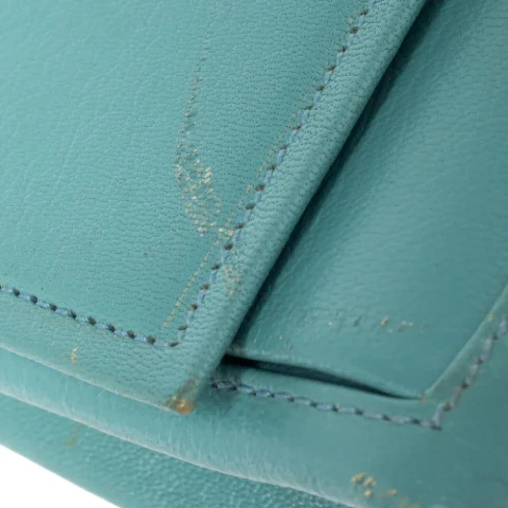 Bally Pre-owned Leather shoulder-bags Blue Dames