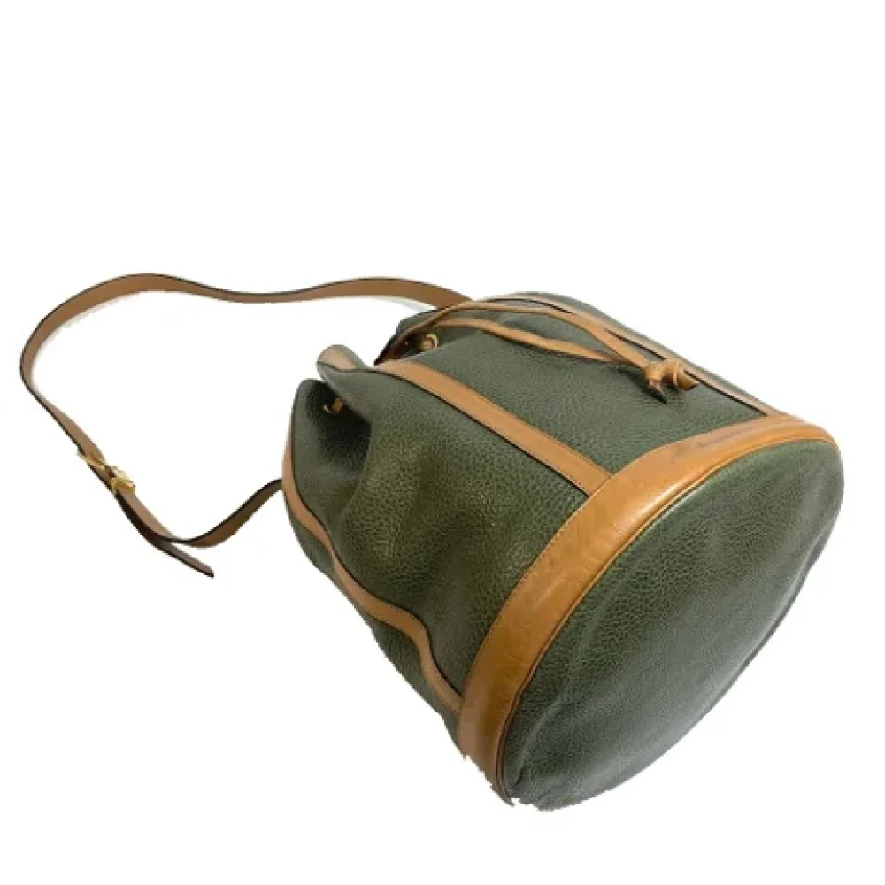 Dior Vintage Pre-owned Leather dior-bags Green Dames