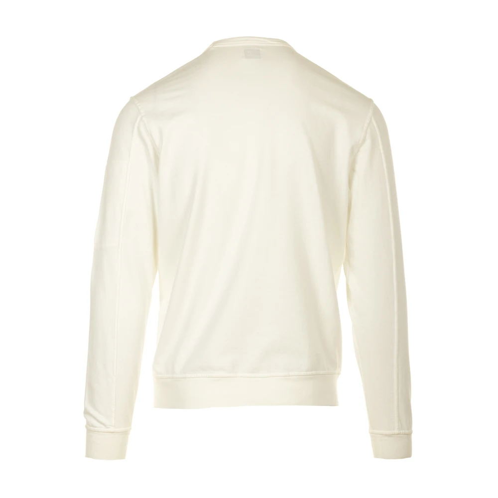 C.P. Company Licht Fleece Sweatshirt White Heren