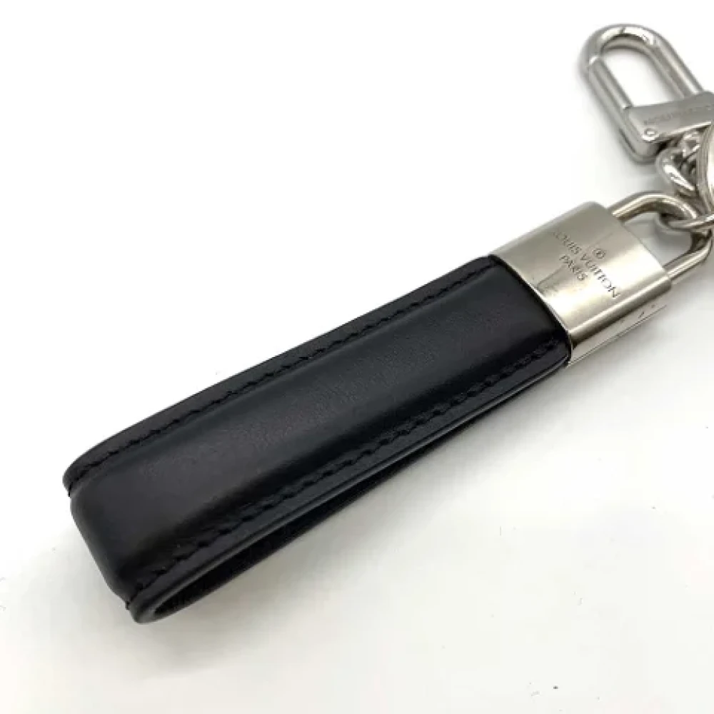Louis Vuitton Vintage Pre-owned Metal key-holders Black Dames