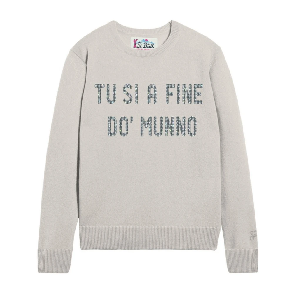 MC2 Saint Barth Grijze Sweaters voor Mannen Gray Dames