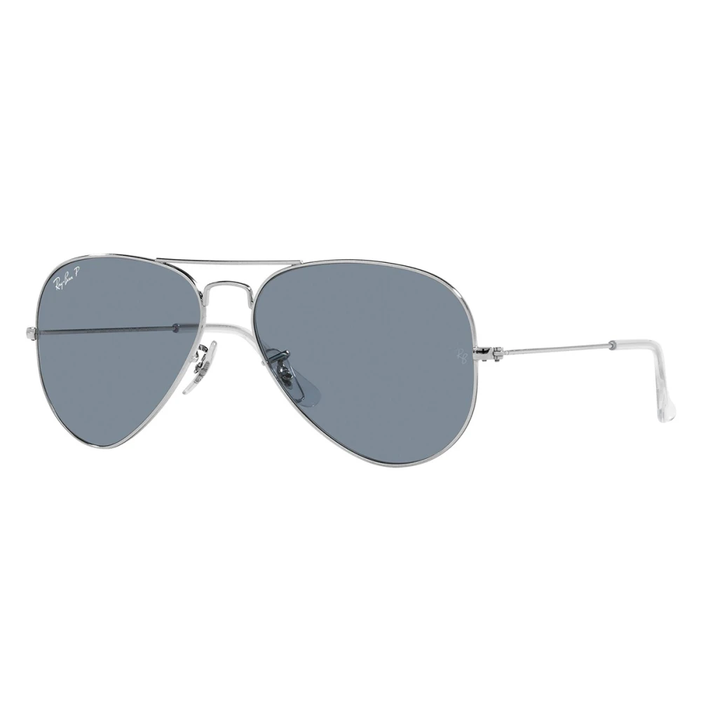 Ray-Ban Klassiska Aviator Polariserade Solglasögon Gray, Unisex